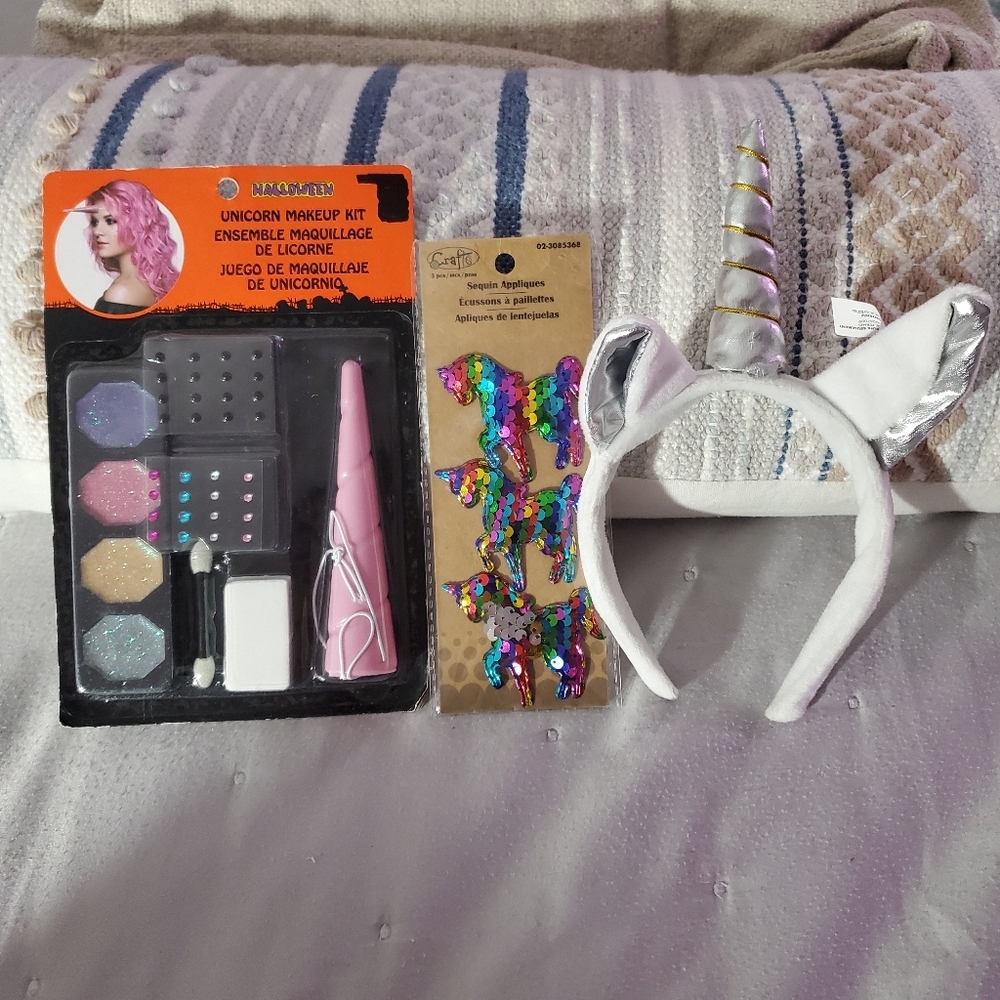 Unicorn Costume Accessory Bundle Set